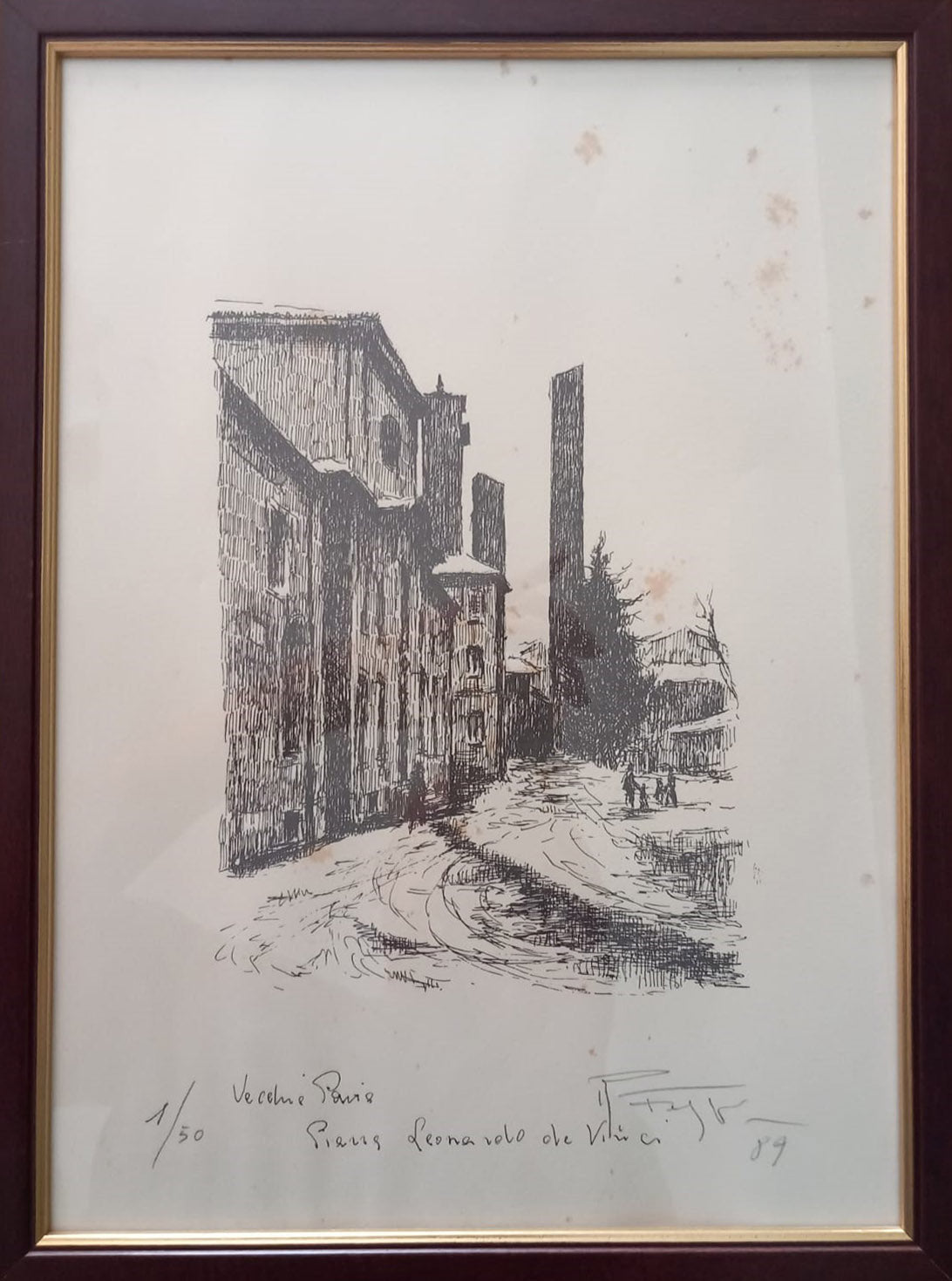 Remo Faggi - Vecchia Pavia (Raccolta di 12 Multipli)