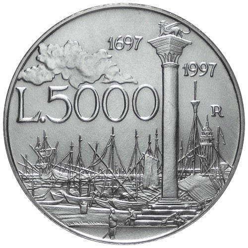 Moneta celebrativa del 300° anniversario della nascita di Canaletto - Istituto Poligrafico Zecca dello Stato