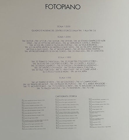 Roma Capitale - Fotopiano del centro storico