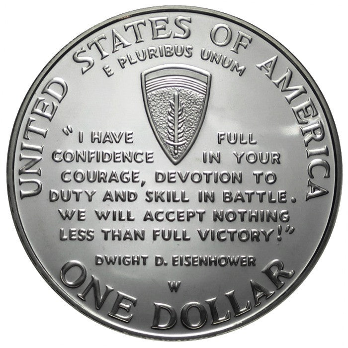 0) Moneta celebrativa 50° Anniversario della Seconda Guerra Mondiale - Zecca degli Stati Uniti