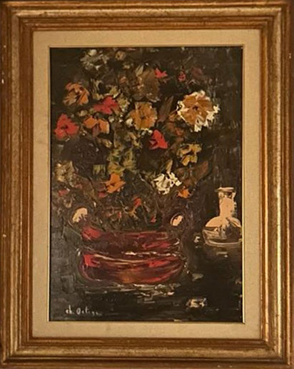 Charles Ortega - Vaso con i fiori