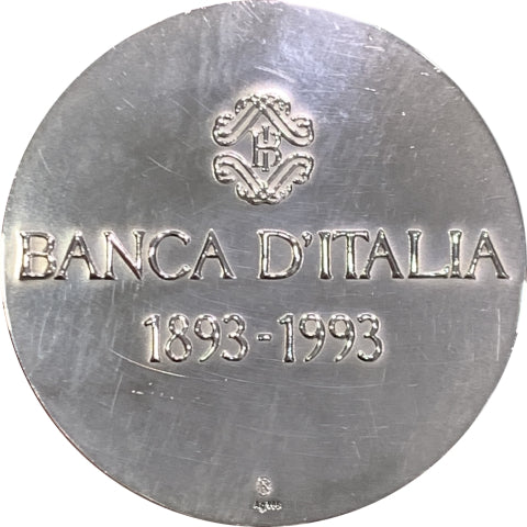 Medaglia, Allegoria della storia e dei valori della Banca d'Italia