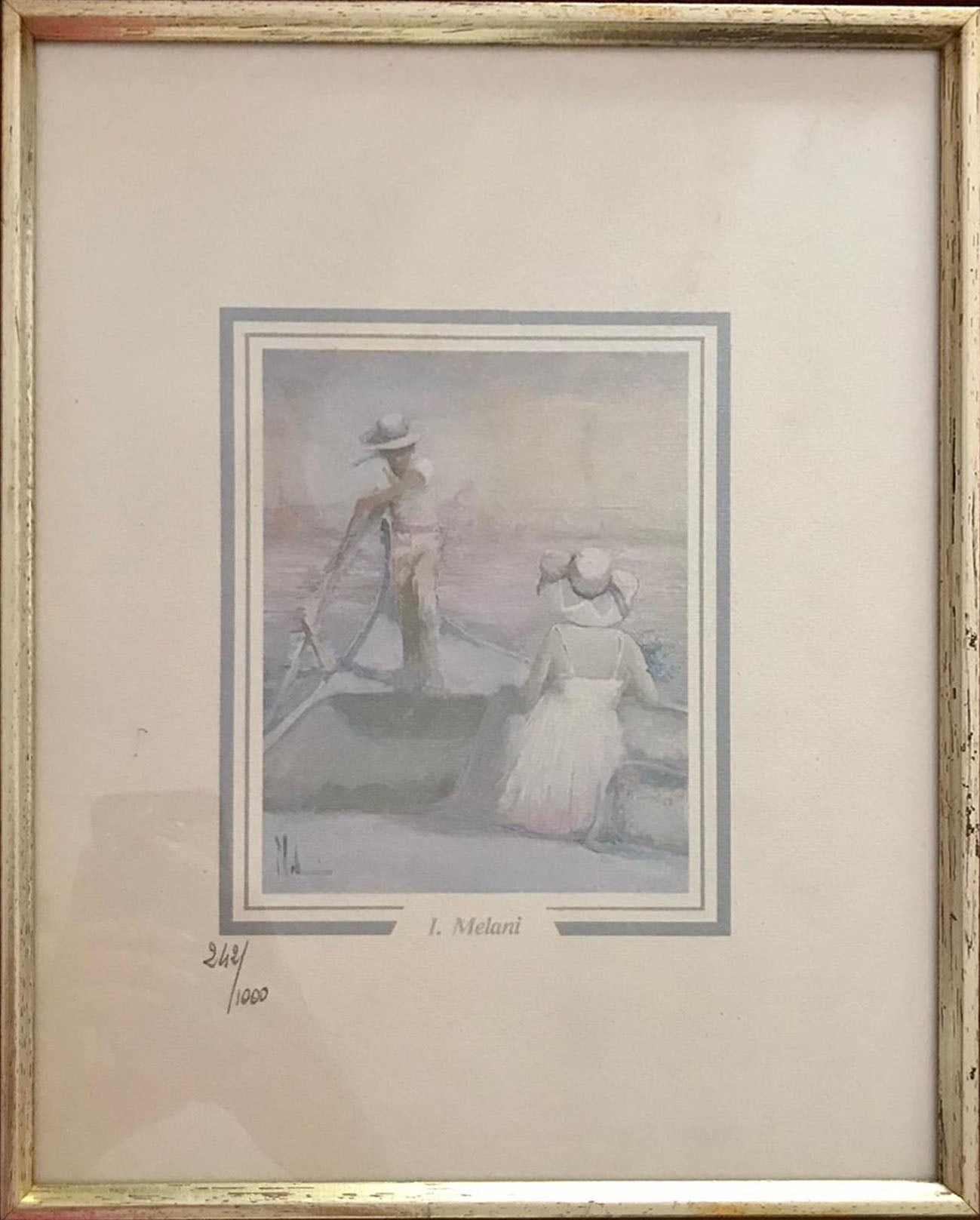 Innocenzo Melani - Gondoliere con dama