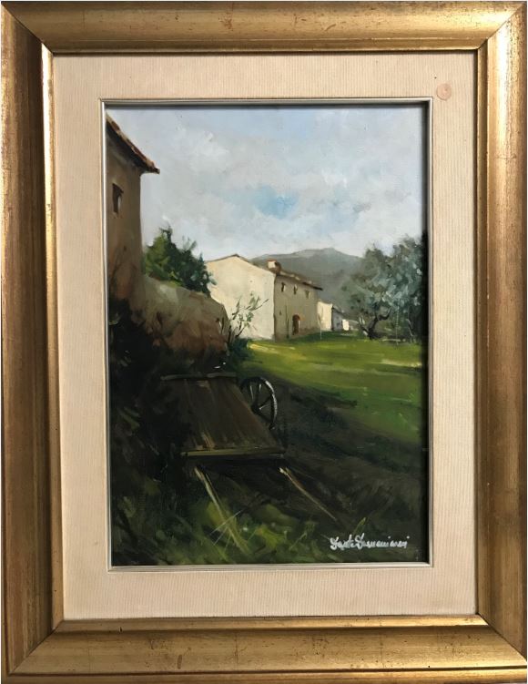 Dante Domeniconi - Paisaje toscano
