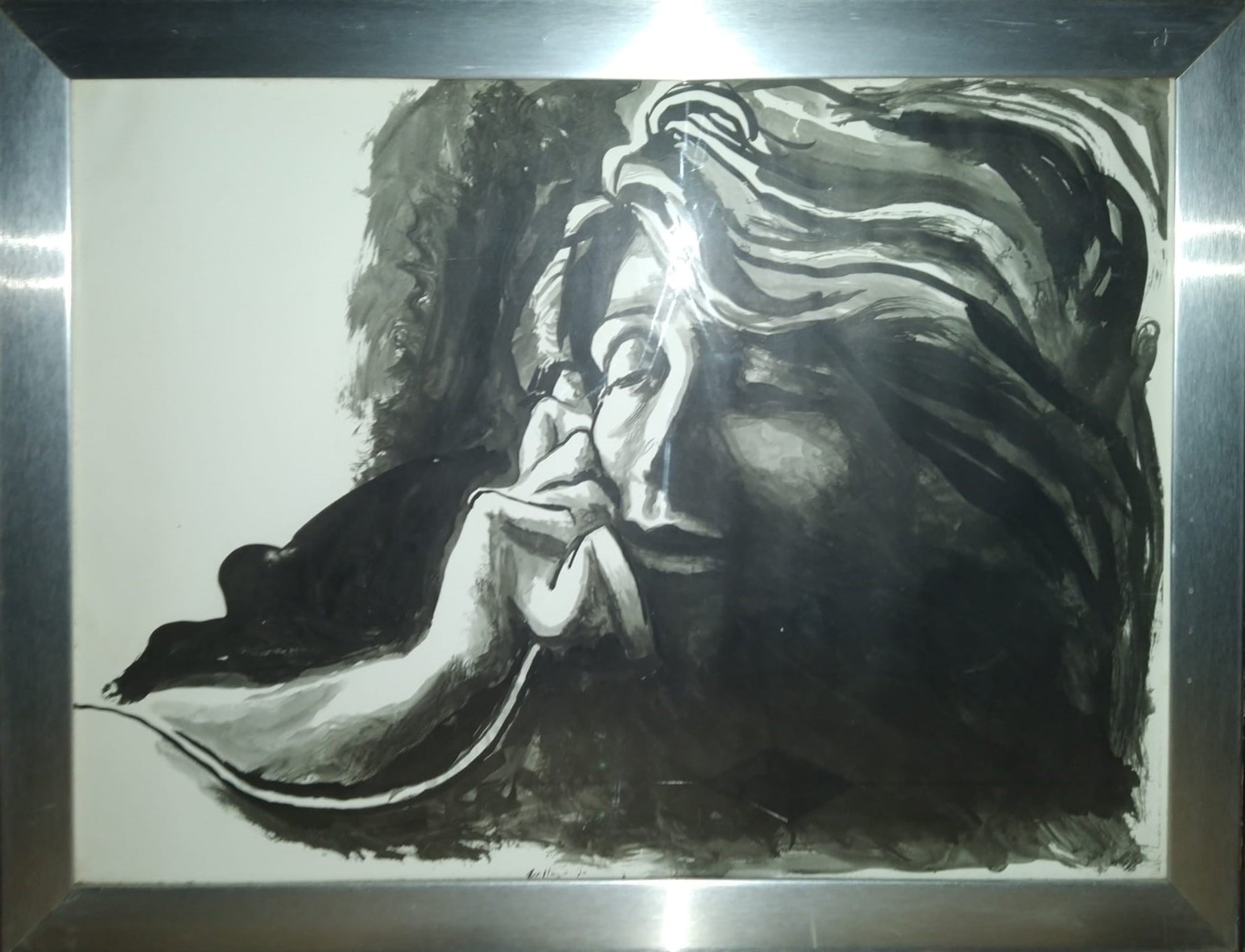 Renato Guttuso - Mujer al teléfono