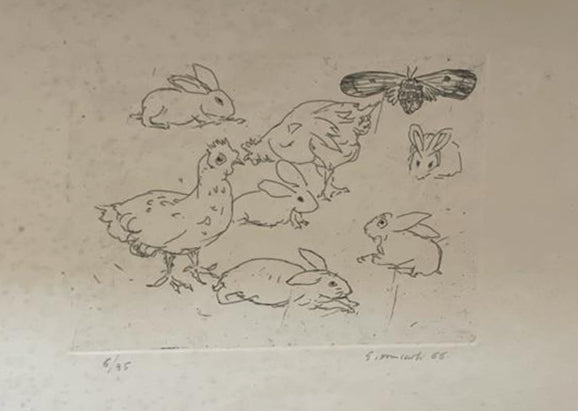 Giovanni Omiccioli - Lotto di 5 litografie