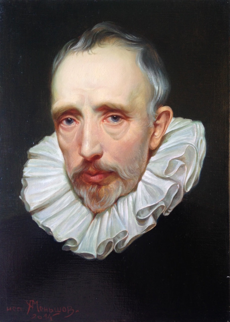 Menshov Anatoly - Van Dyck - Retrato de Cornelis van der Geest - 1620