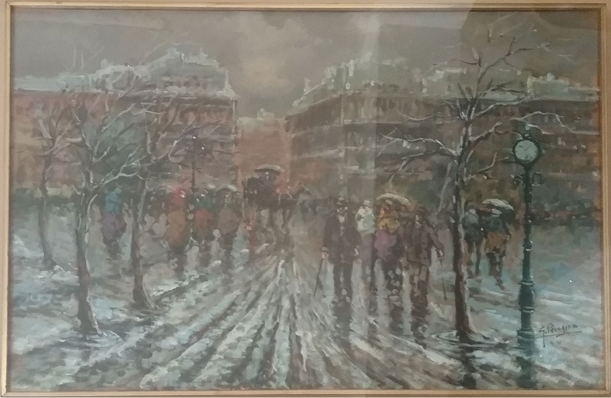 Gaetano Parigino - Street of Milan