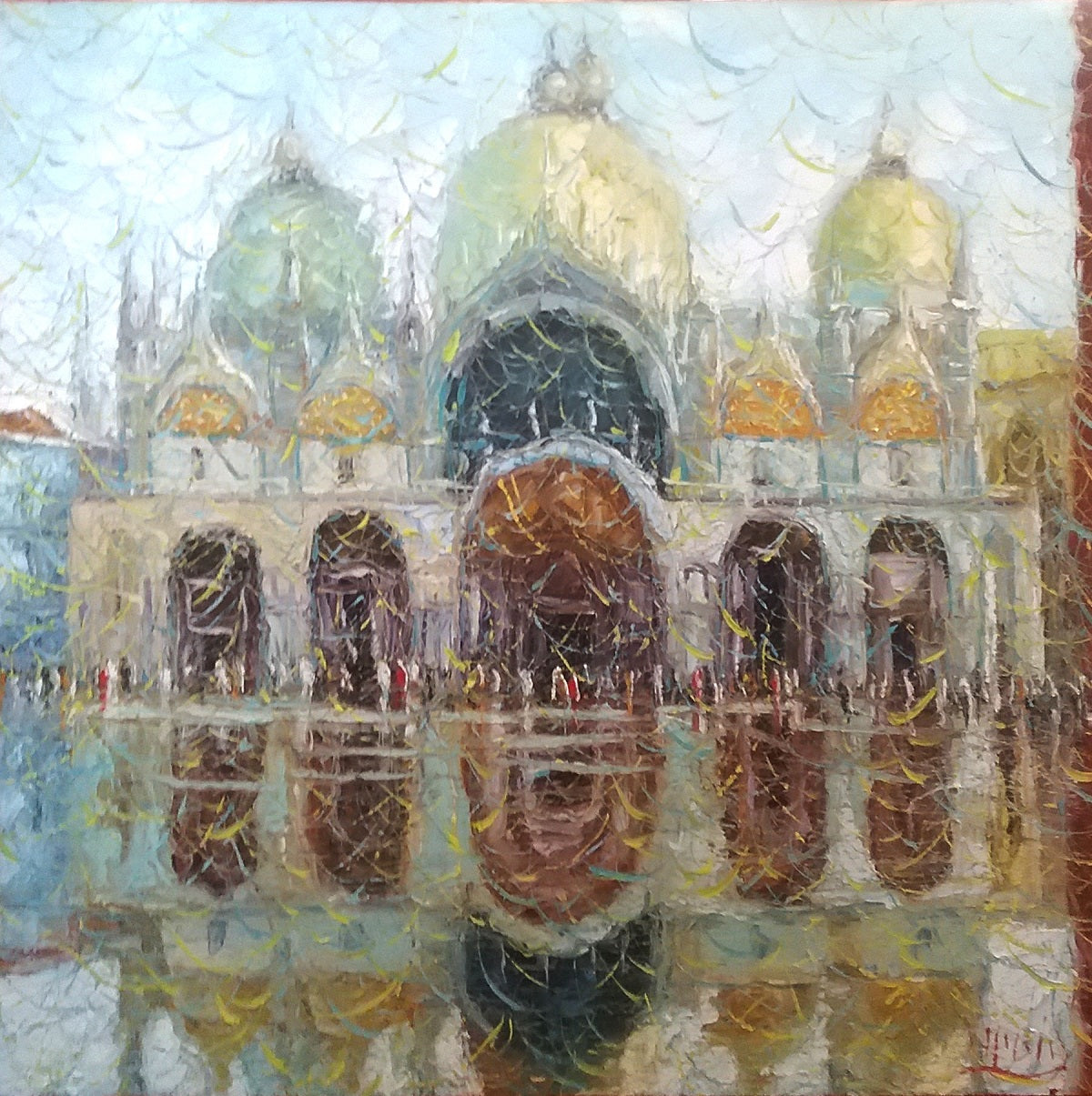 Roberto Masia - Venice, high water in St. Mark's Square