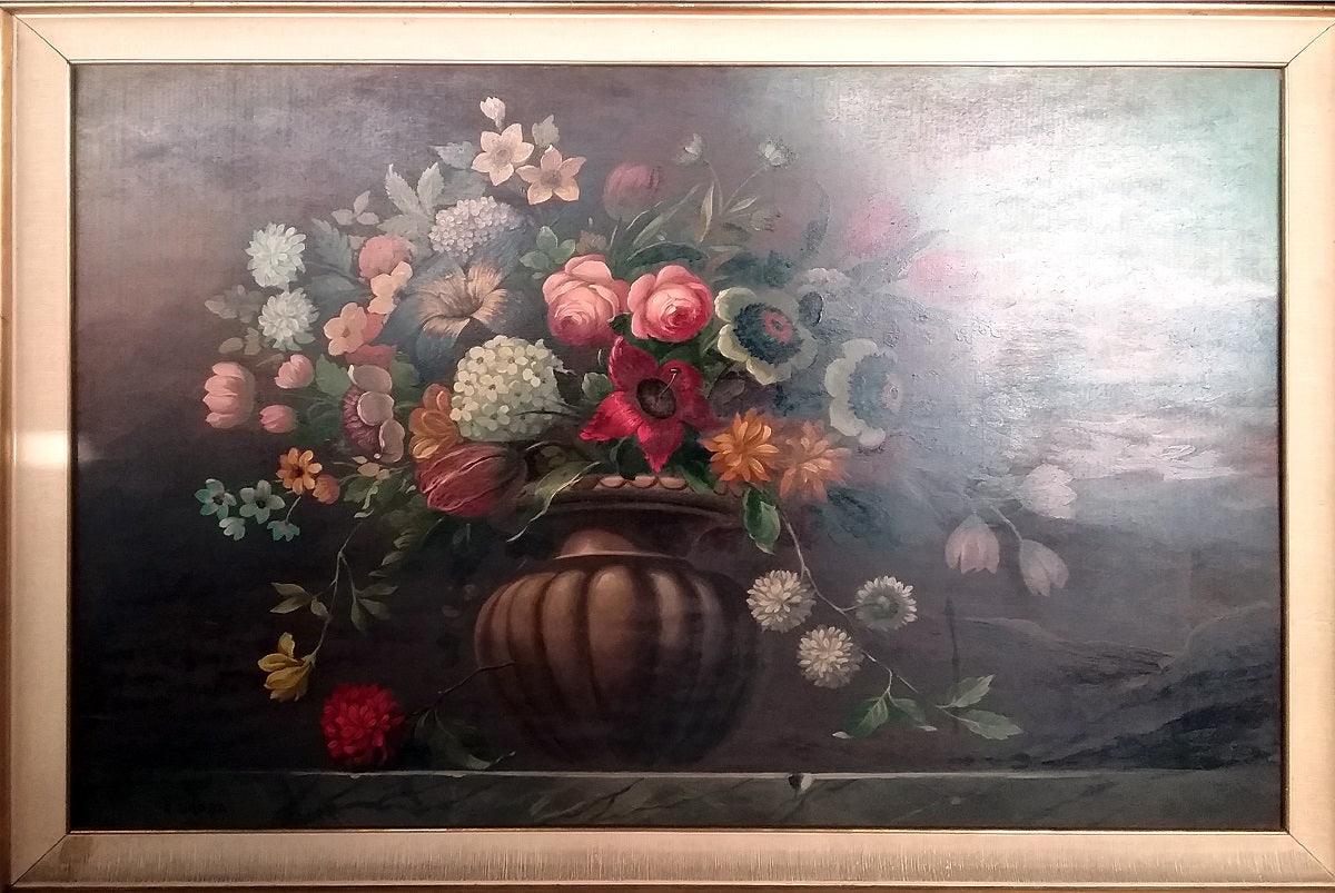 R. Gulotta - Jarrón de flores