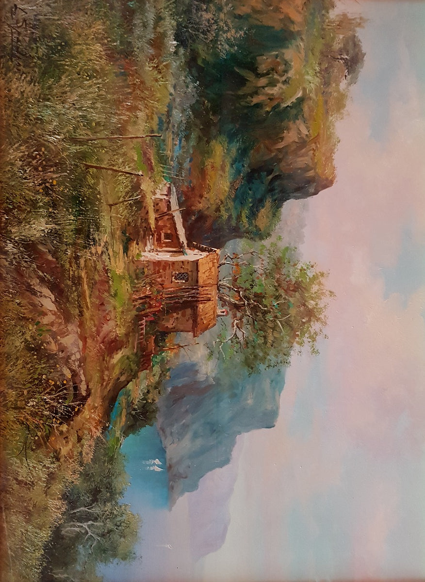 Luigi Spadini - Paesaggio ligure