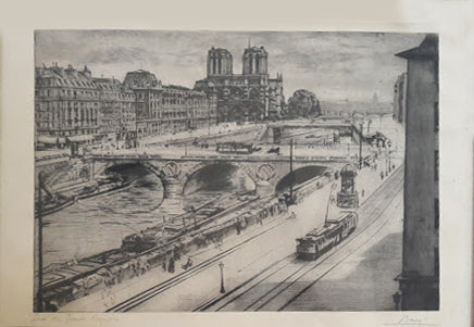 Anselmo Bucci - Quai des grands Augustin