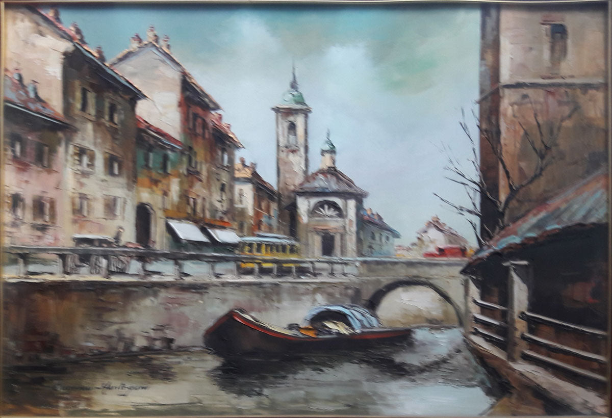 Eugenio Mantegani - Vecchio naviglio