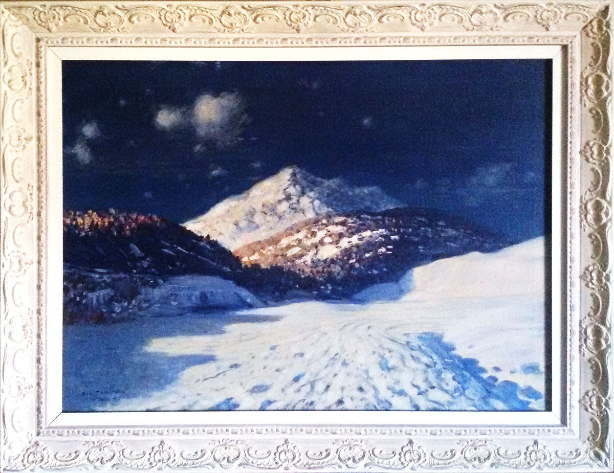 Carlo Costantino Tagliabue - Vista nocturna de Cortina