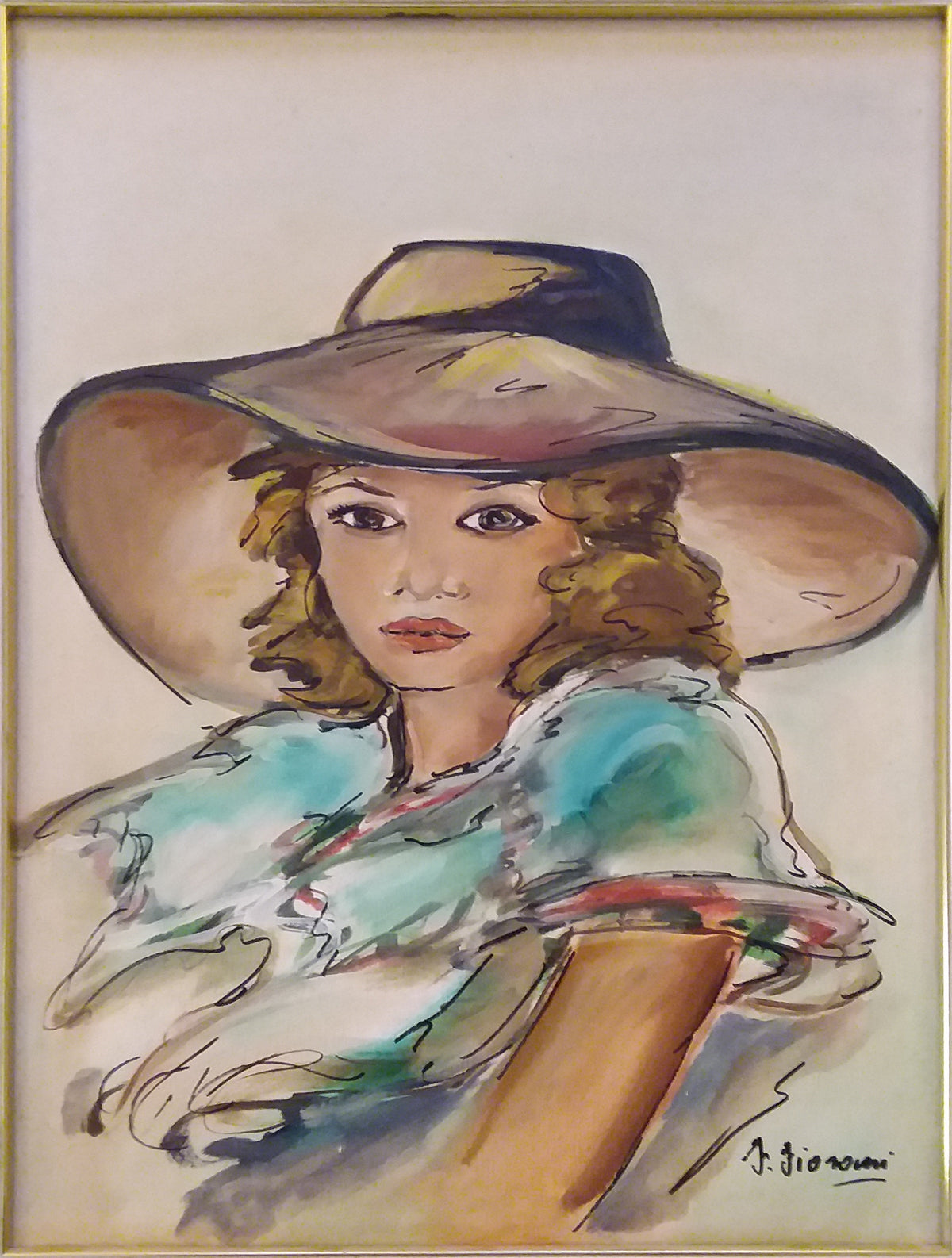 Fiorella Fioriani - Donna con Cappello