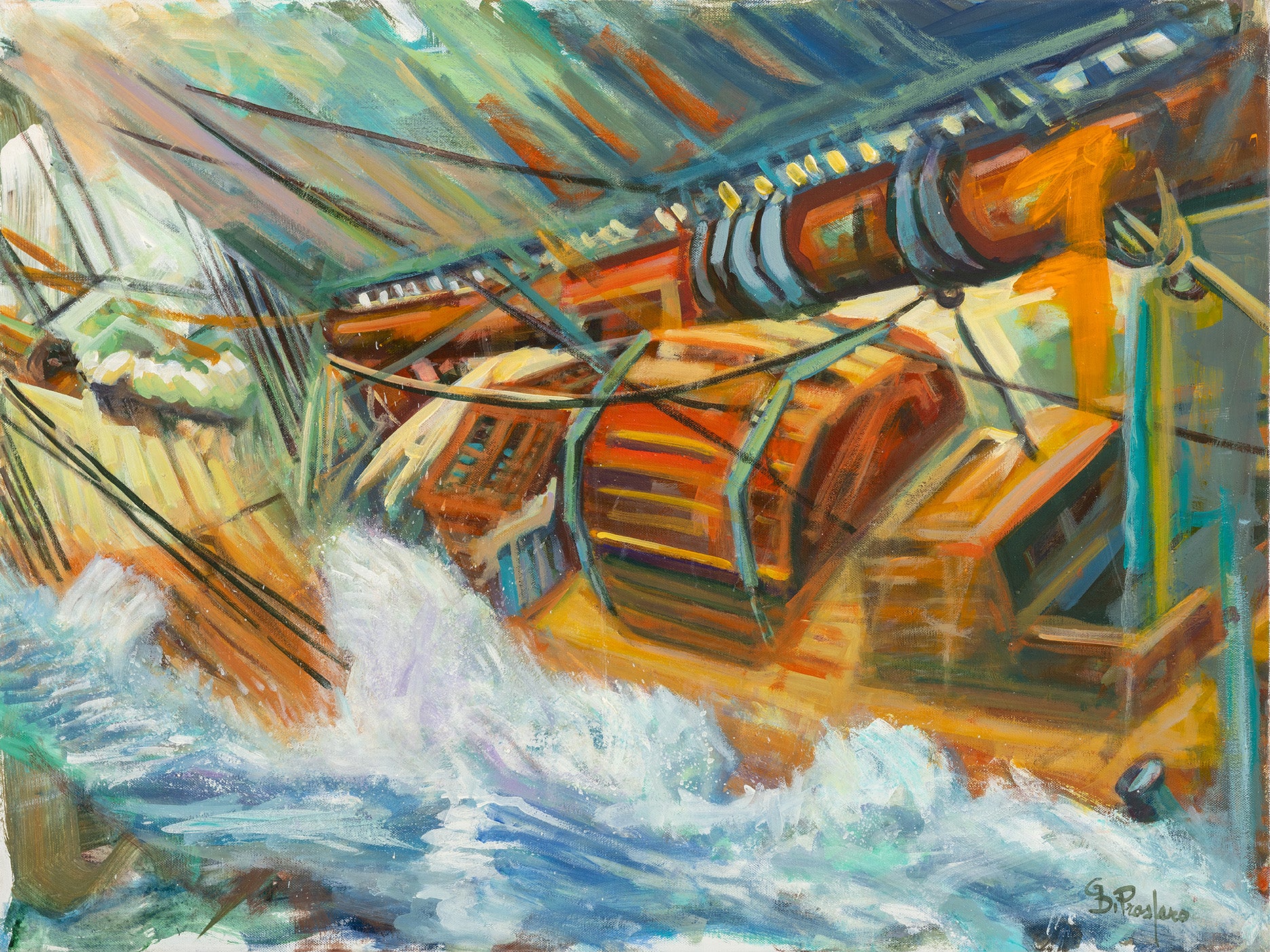 Gino Di Prospero - During the regatta