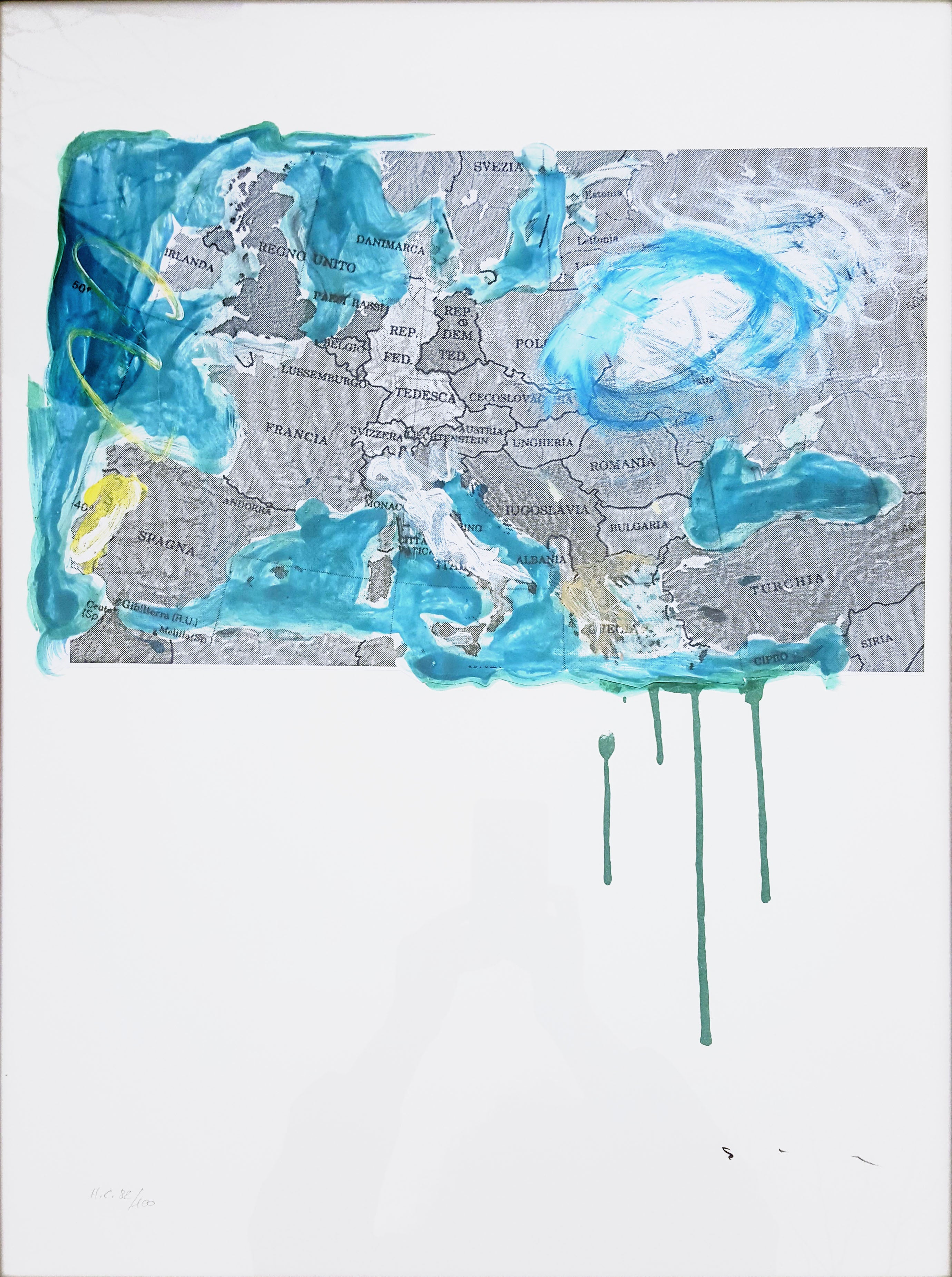 Mario Schifano - Mappamondo