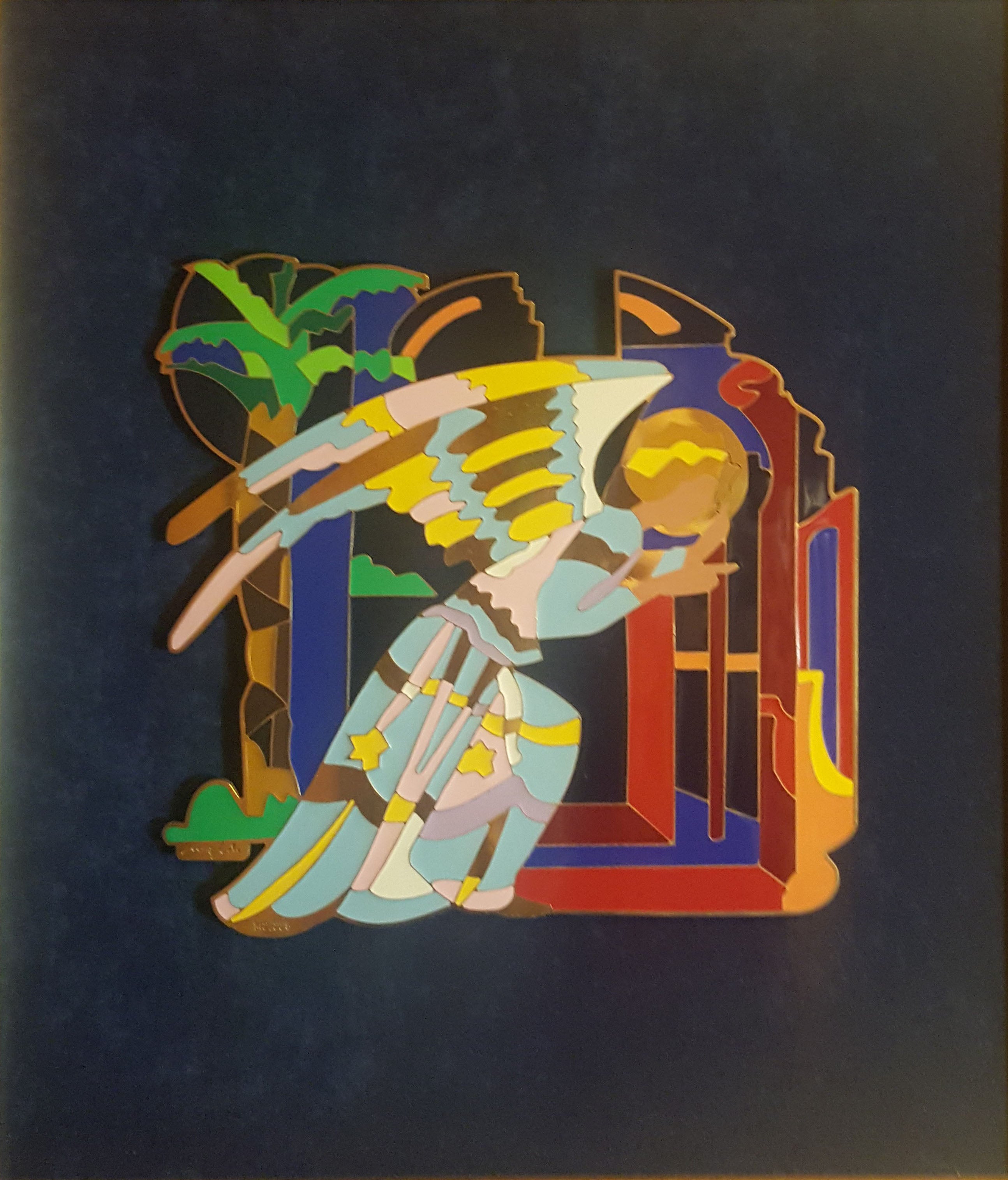 Ugo Nespolo - Angelo annunciante