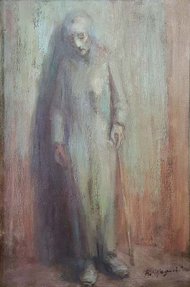 Renzo Magnanini - Donna con bastone