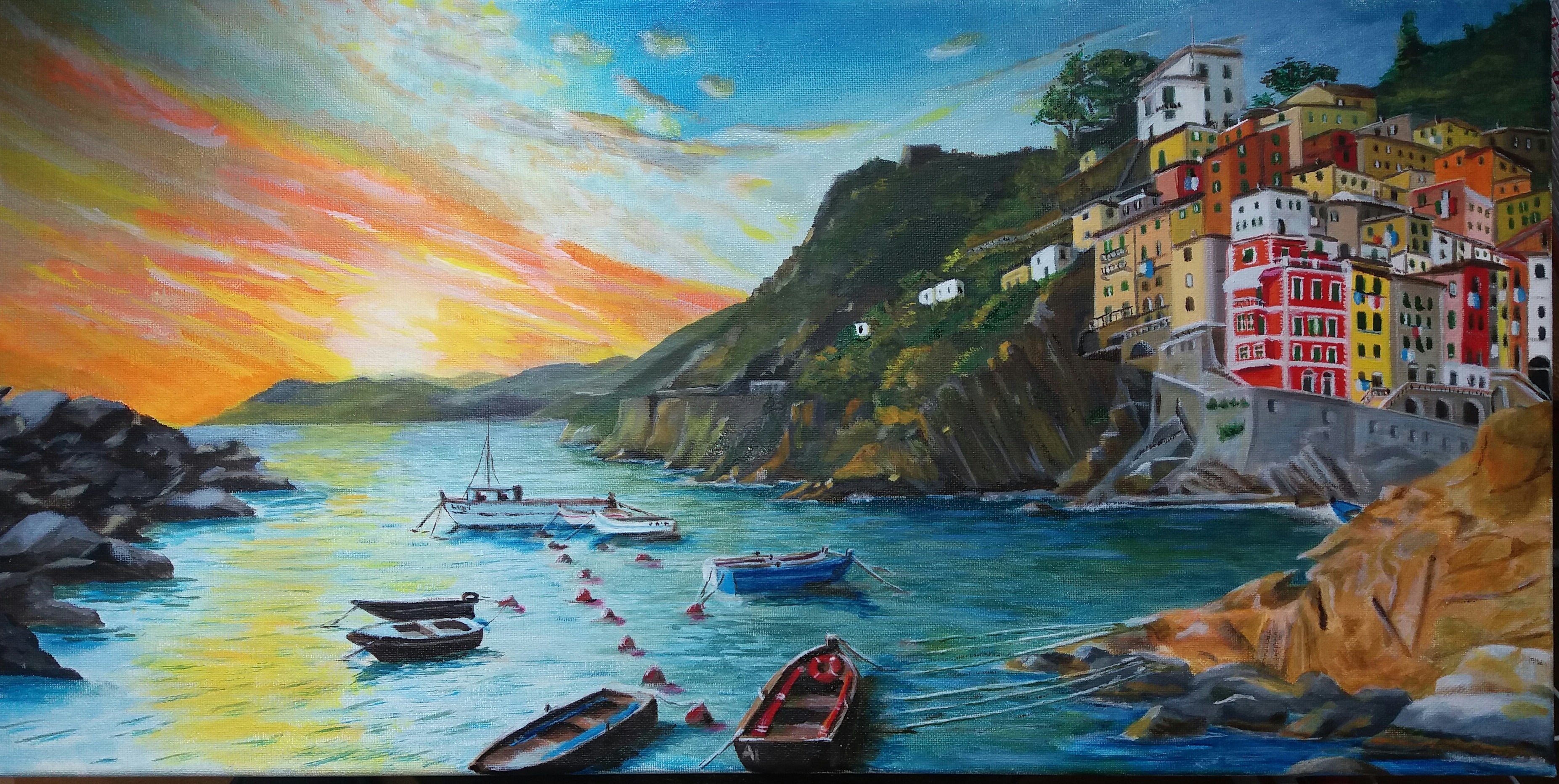 TRAMONTO D'AUTUNNO A RIO MAGGIORE