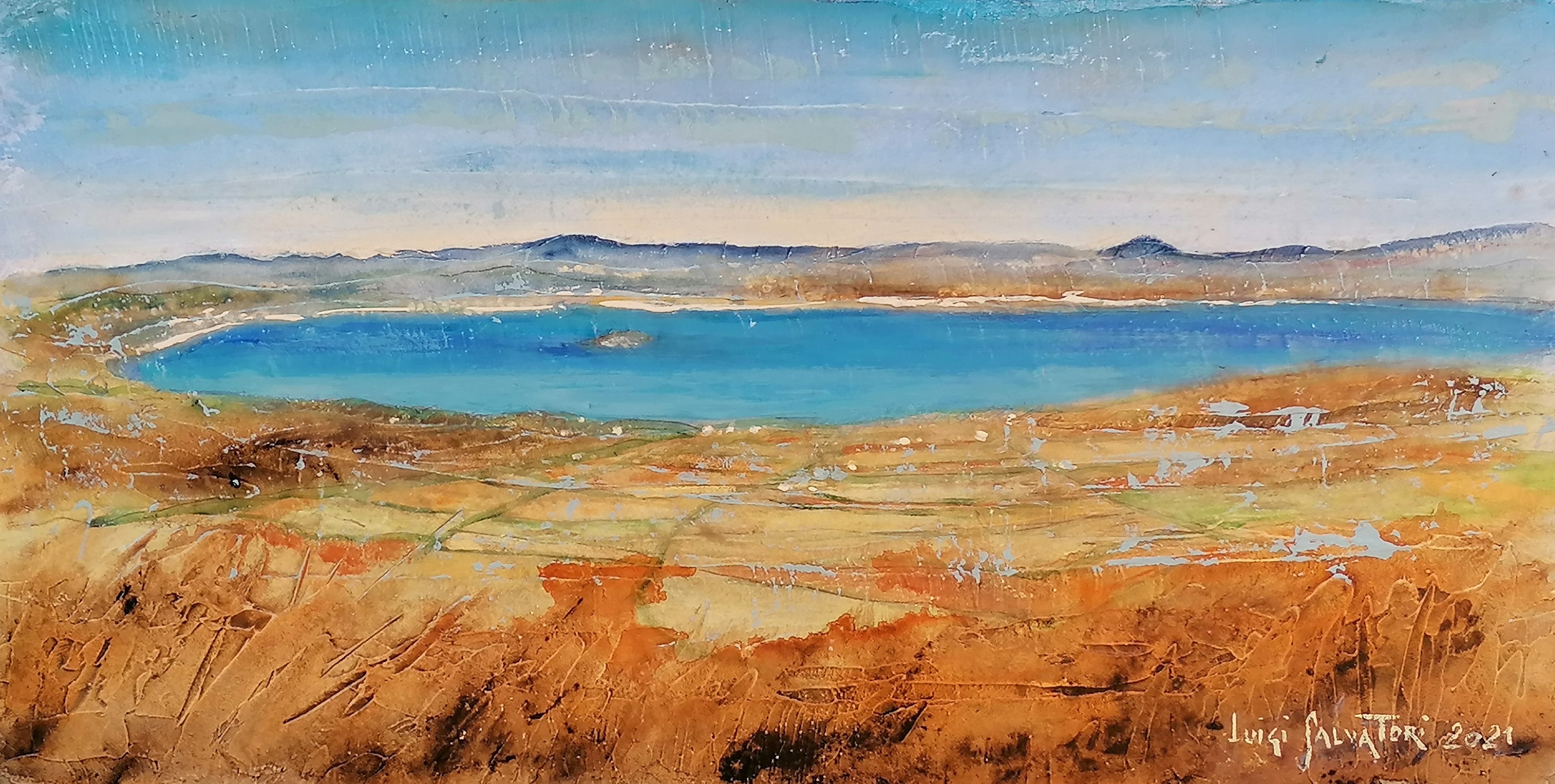 Vento di tramontana sul lago di Bolsena