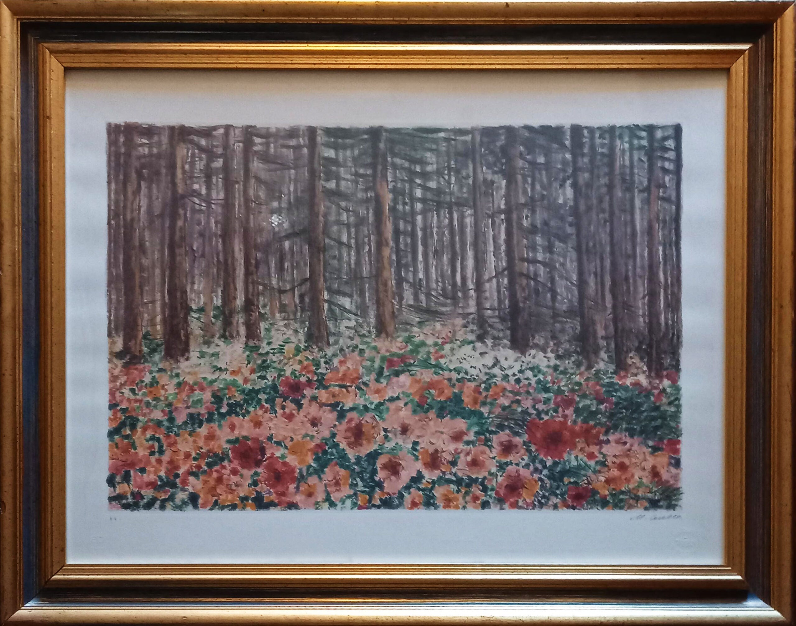 Michele Cascella - Bosco fiorito
