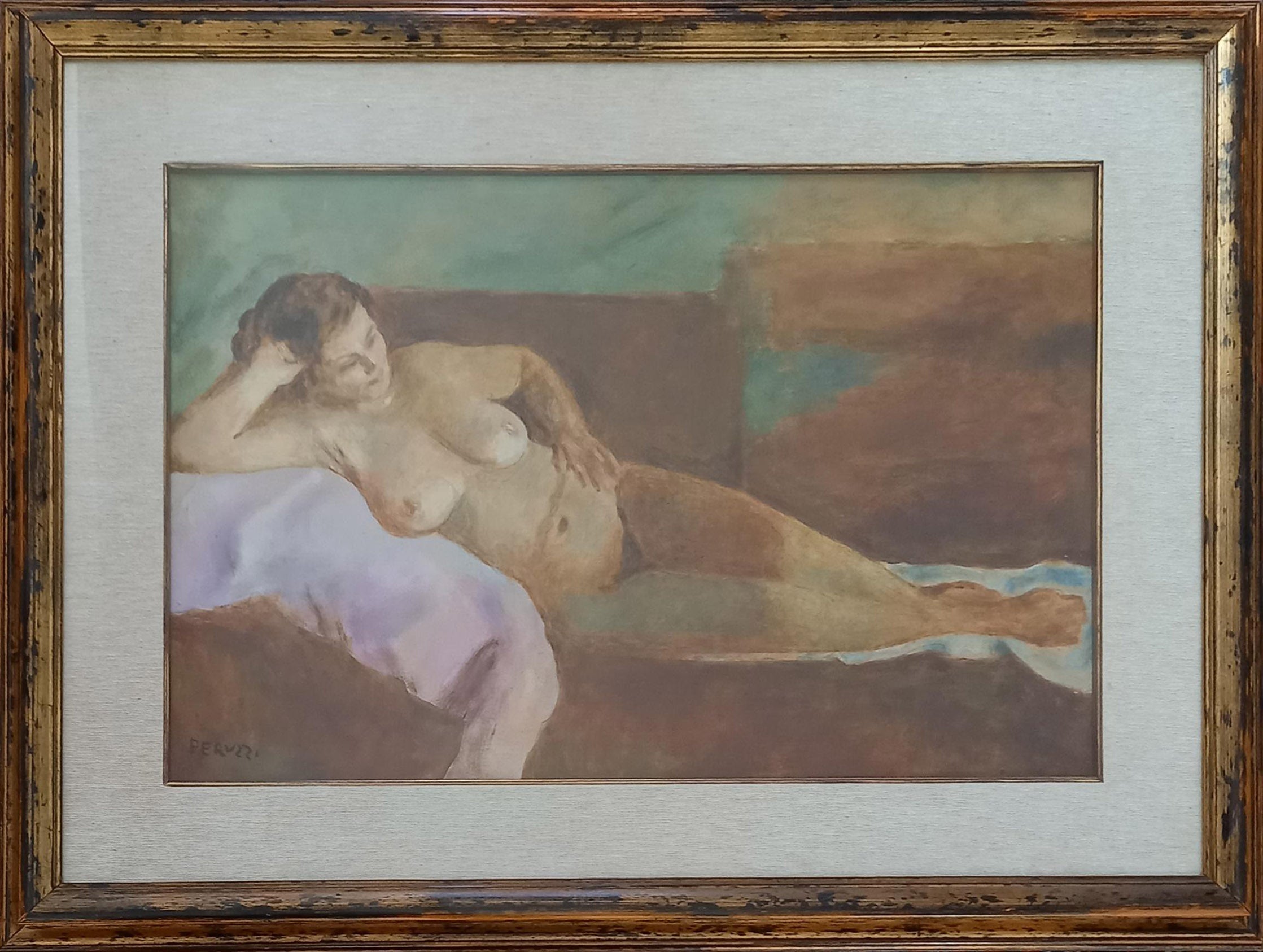 Cesare Peruzzi - Desnudo reclinado