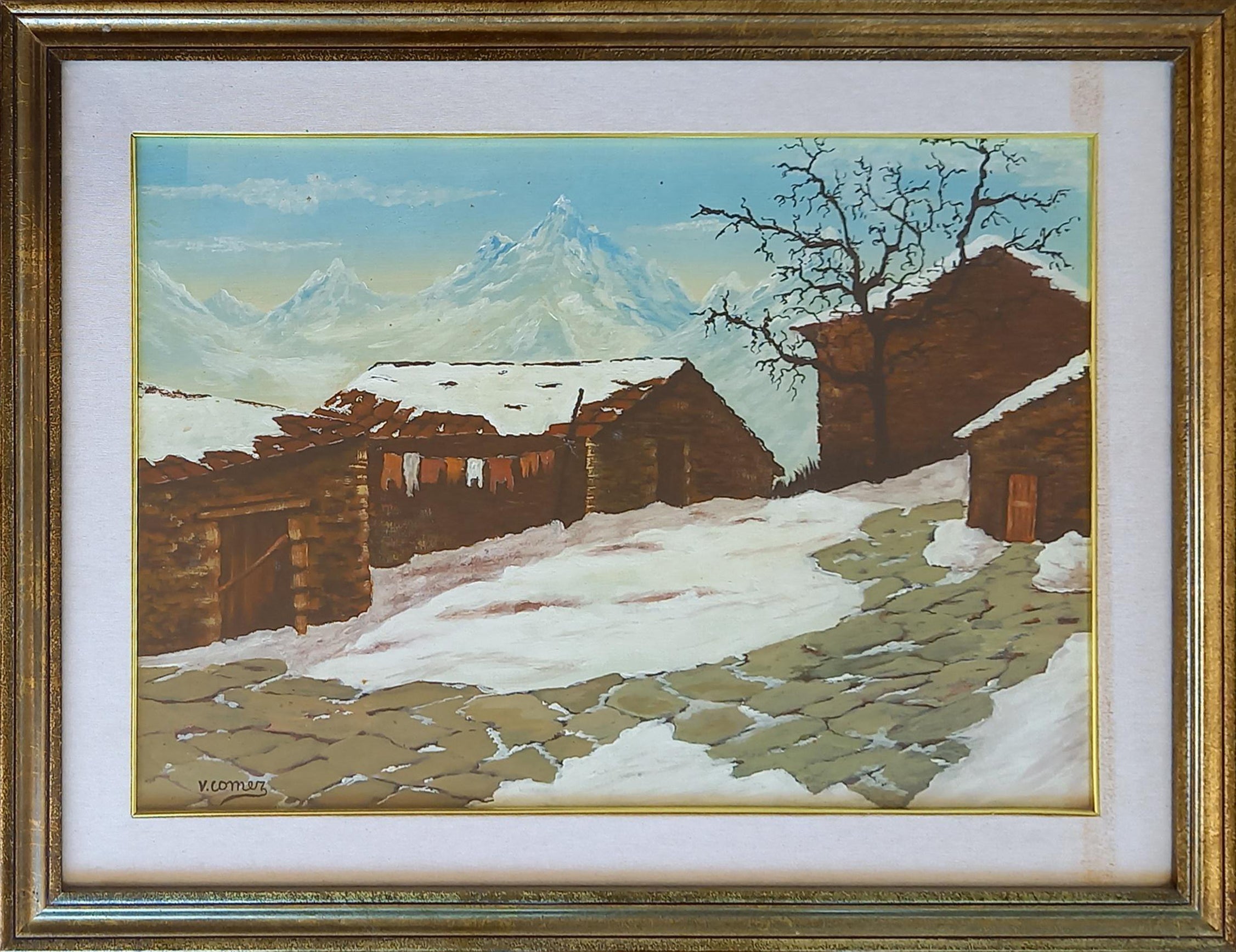 V. Gomez - Village in the Dolomites