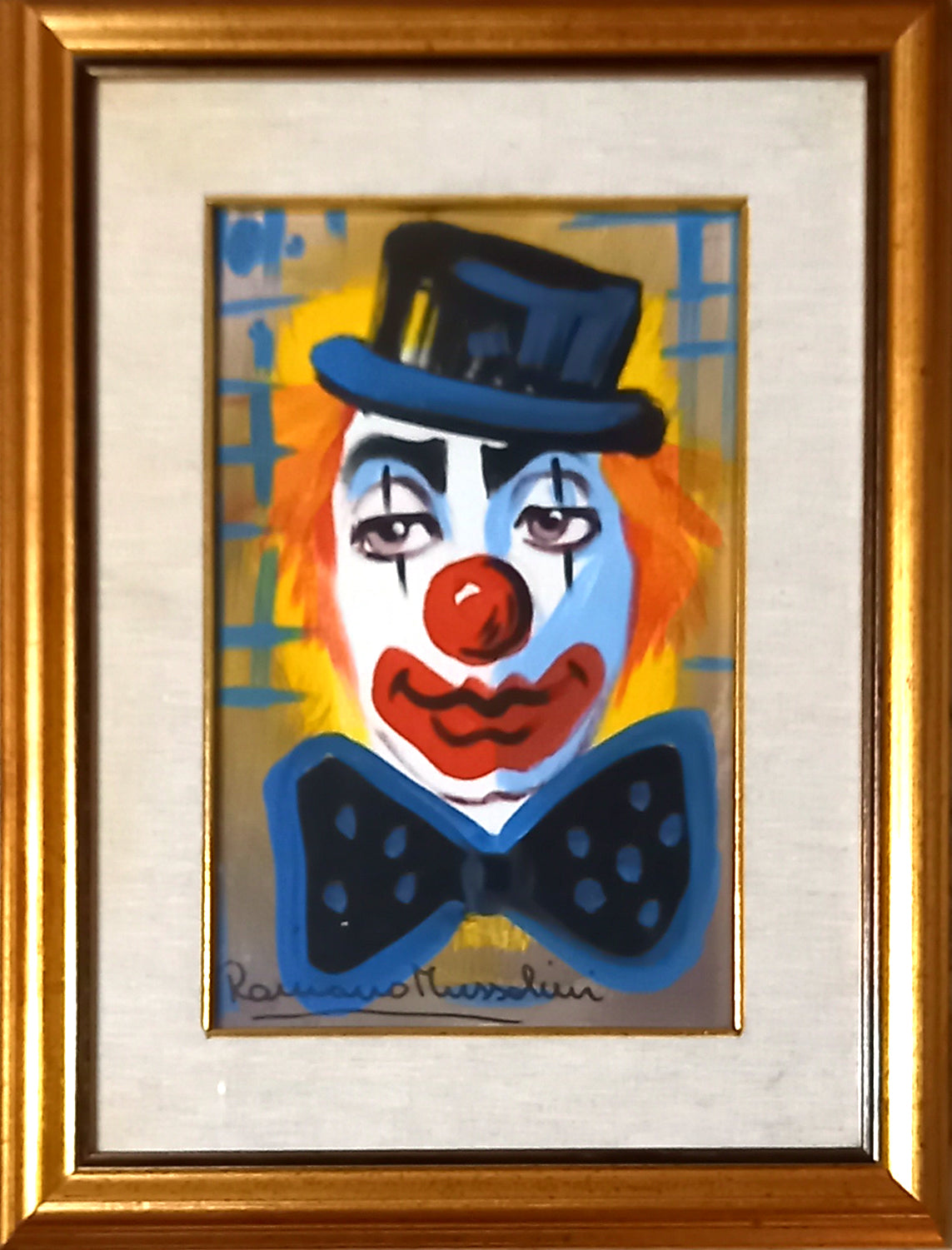 Romano Mussolini - Clown con bombetta