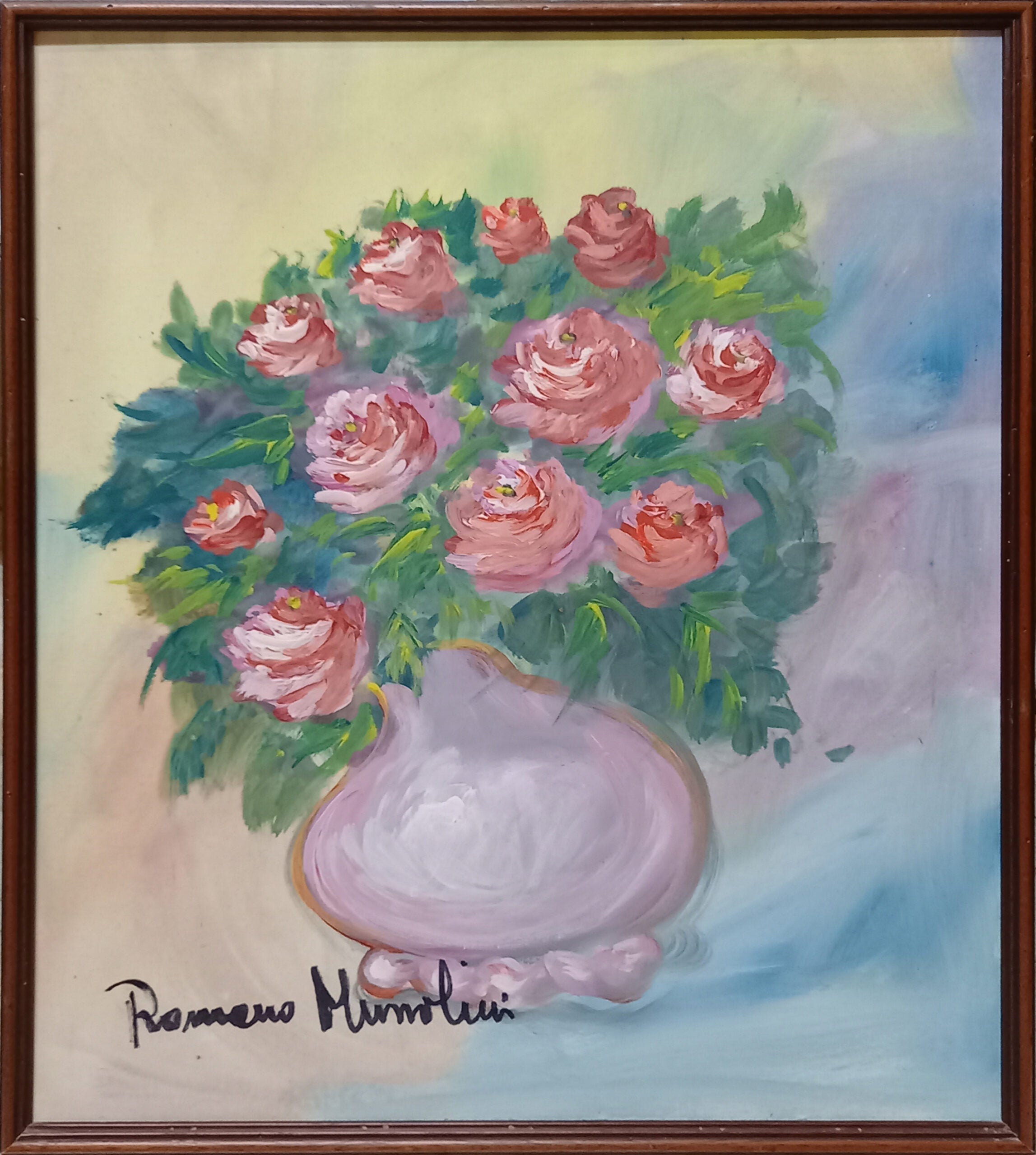Romano Mussolini - Vaso di fiori