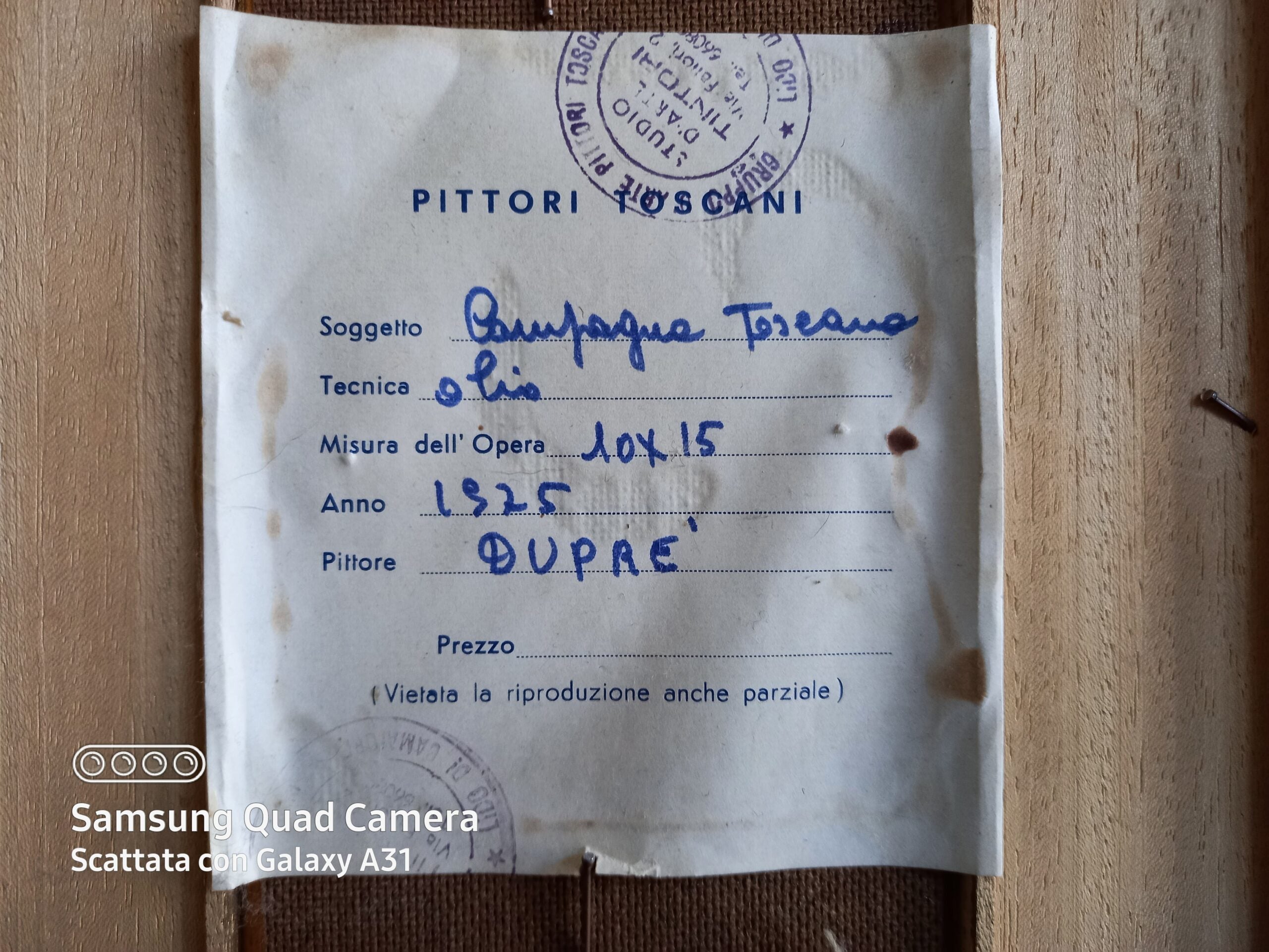 Dupré - Campagna toscana