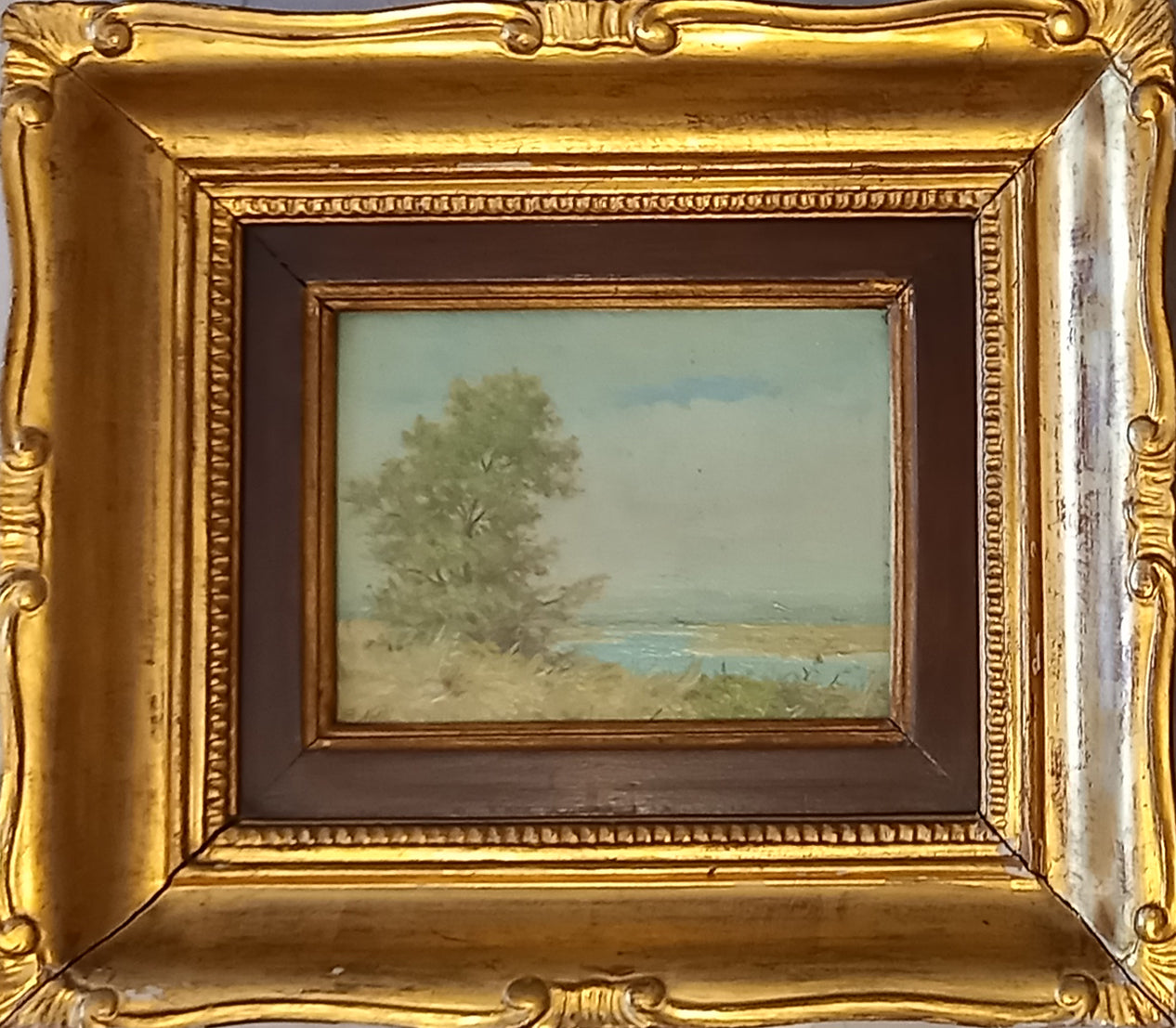Primo Nolli - Albero sul fiume