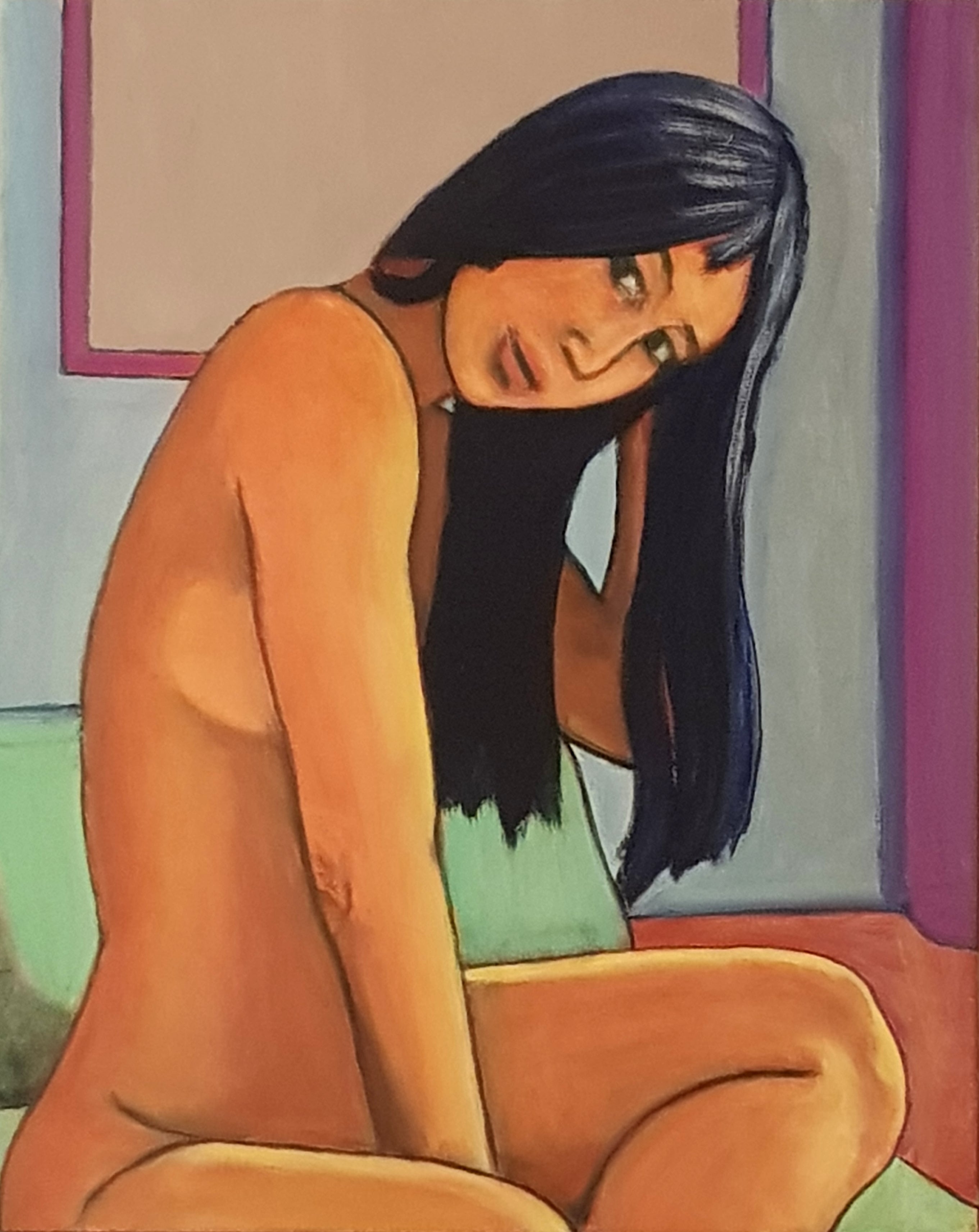 La modella timida