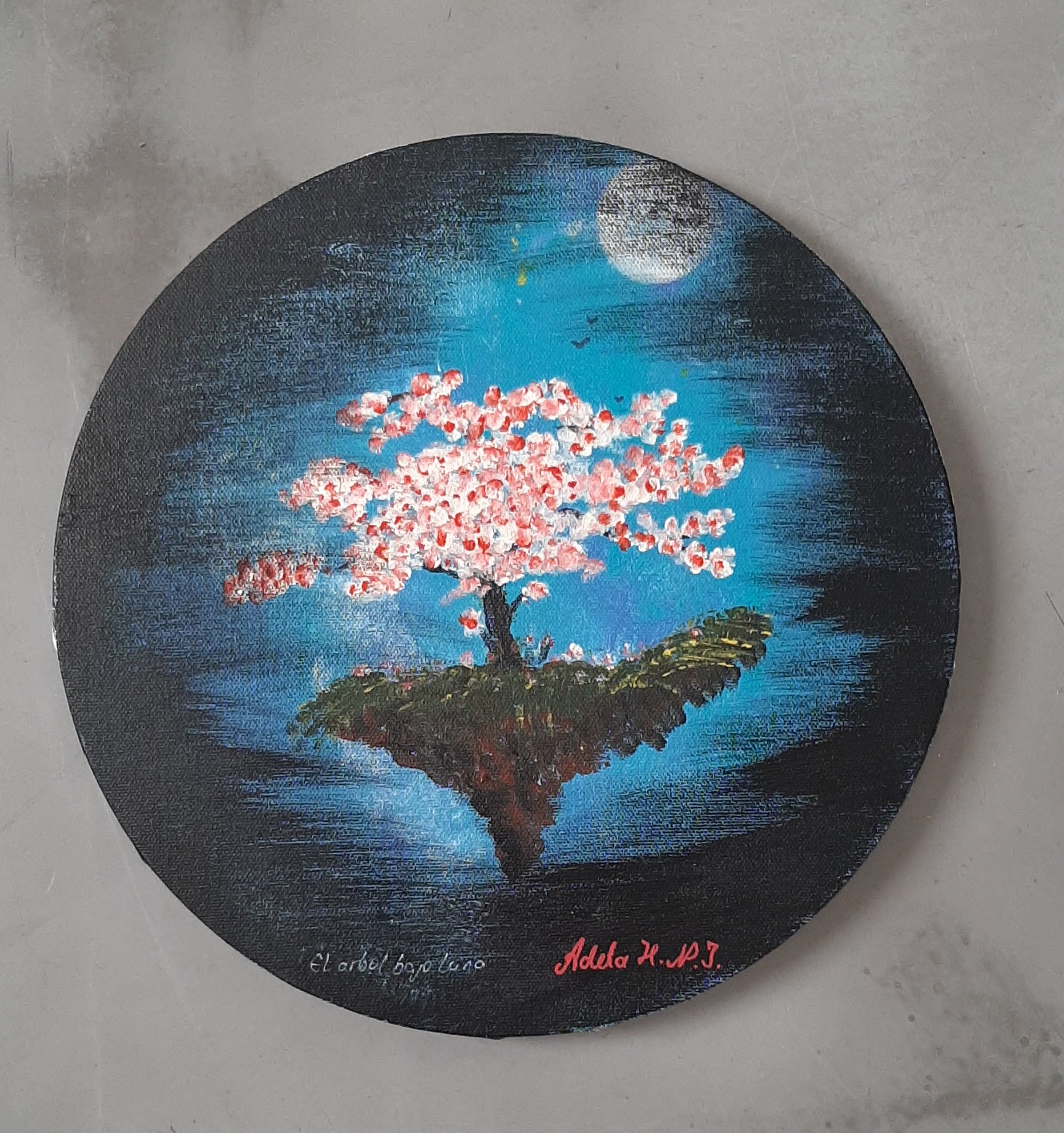 El arbol bajo luna