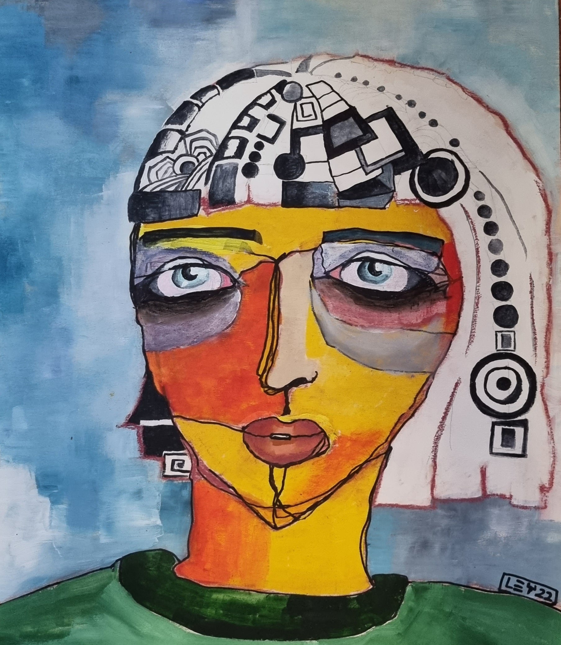 Colori sul volto