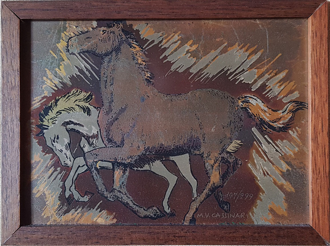 Vettor Cassinari - Cavalli al vento