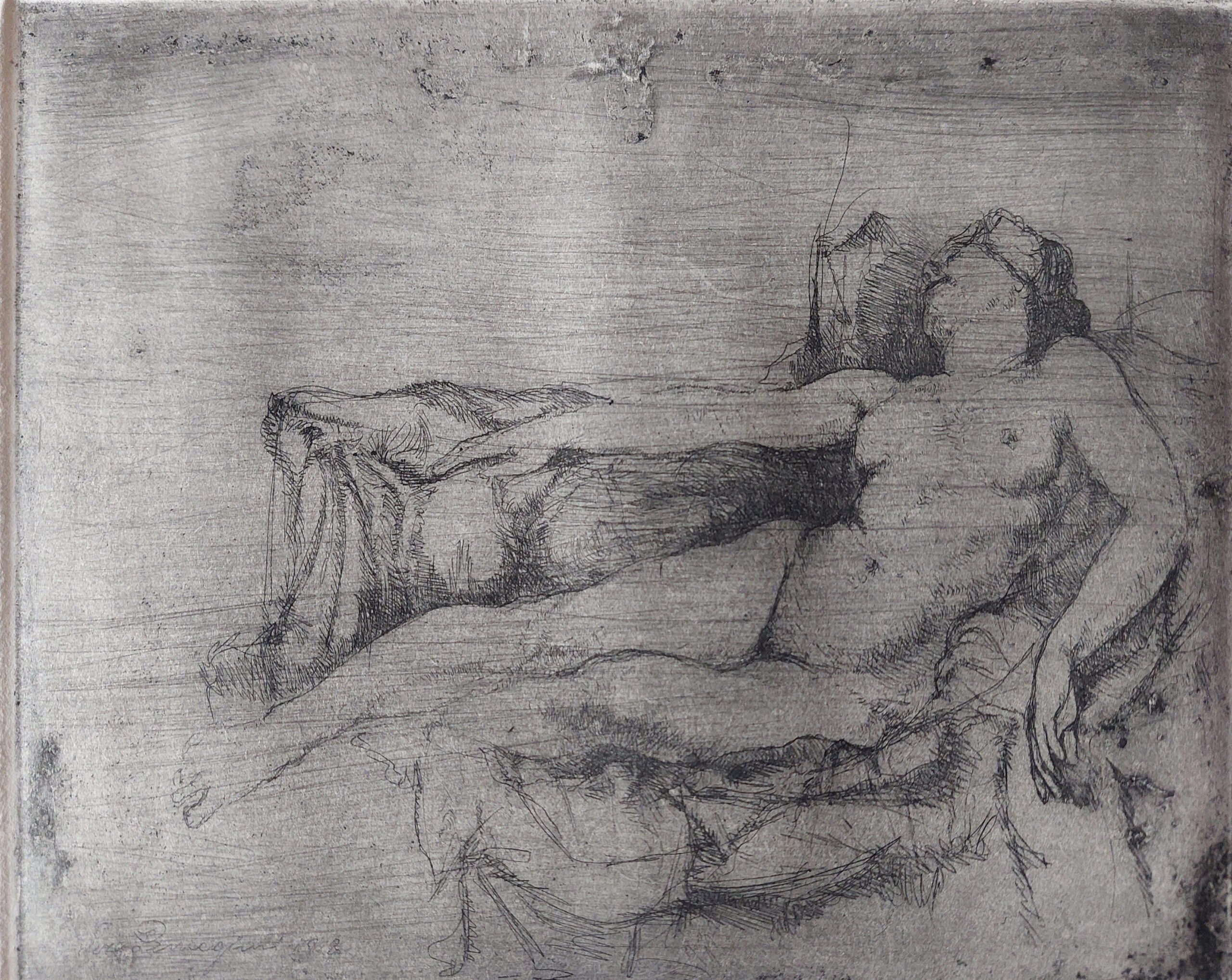 Siro Penagini - Nudo sdraiato