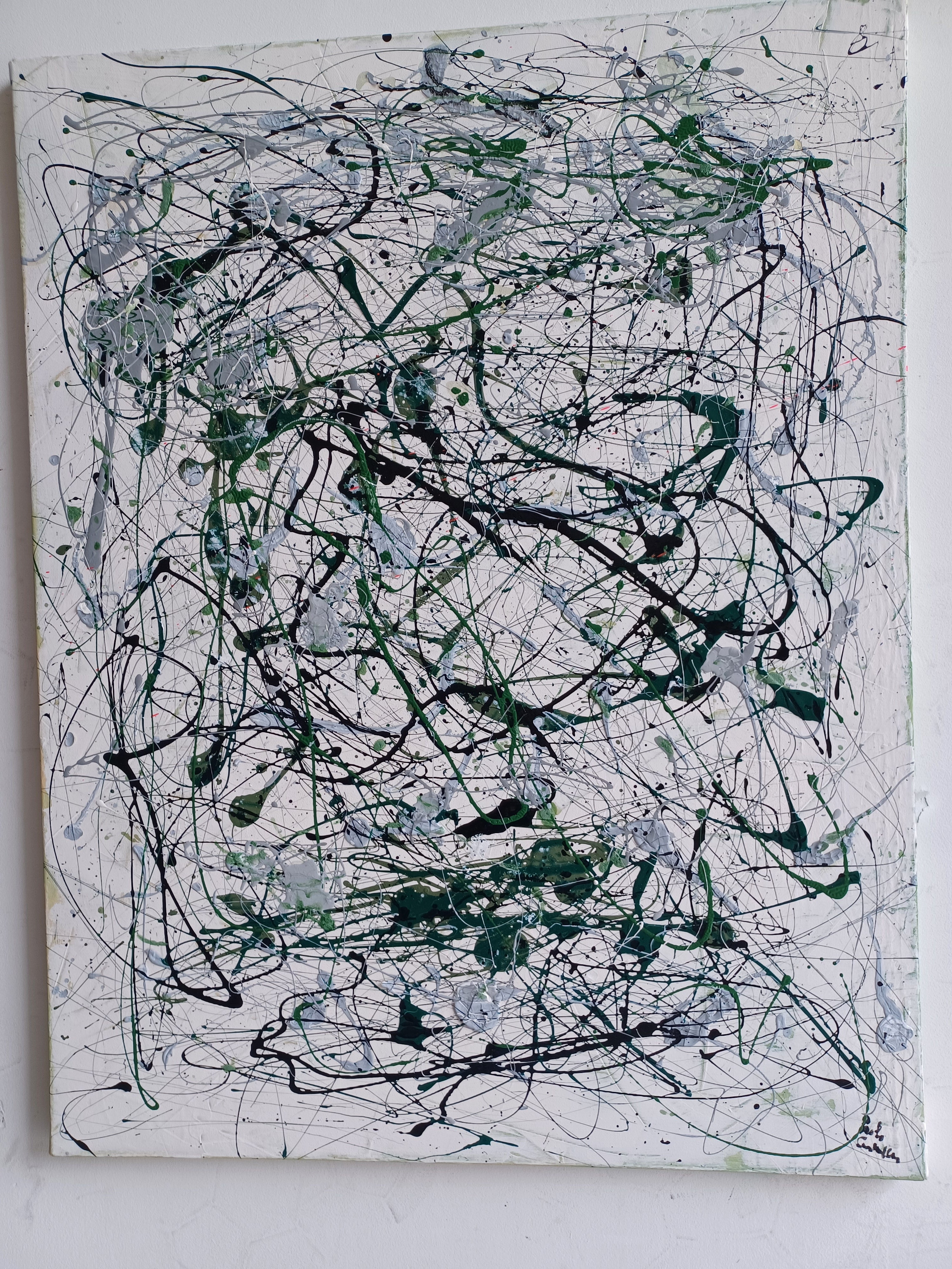 Gray and green