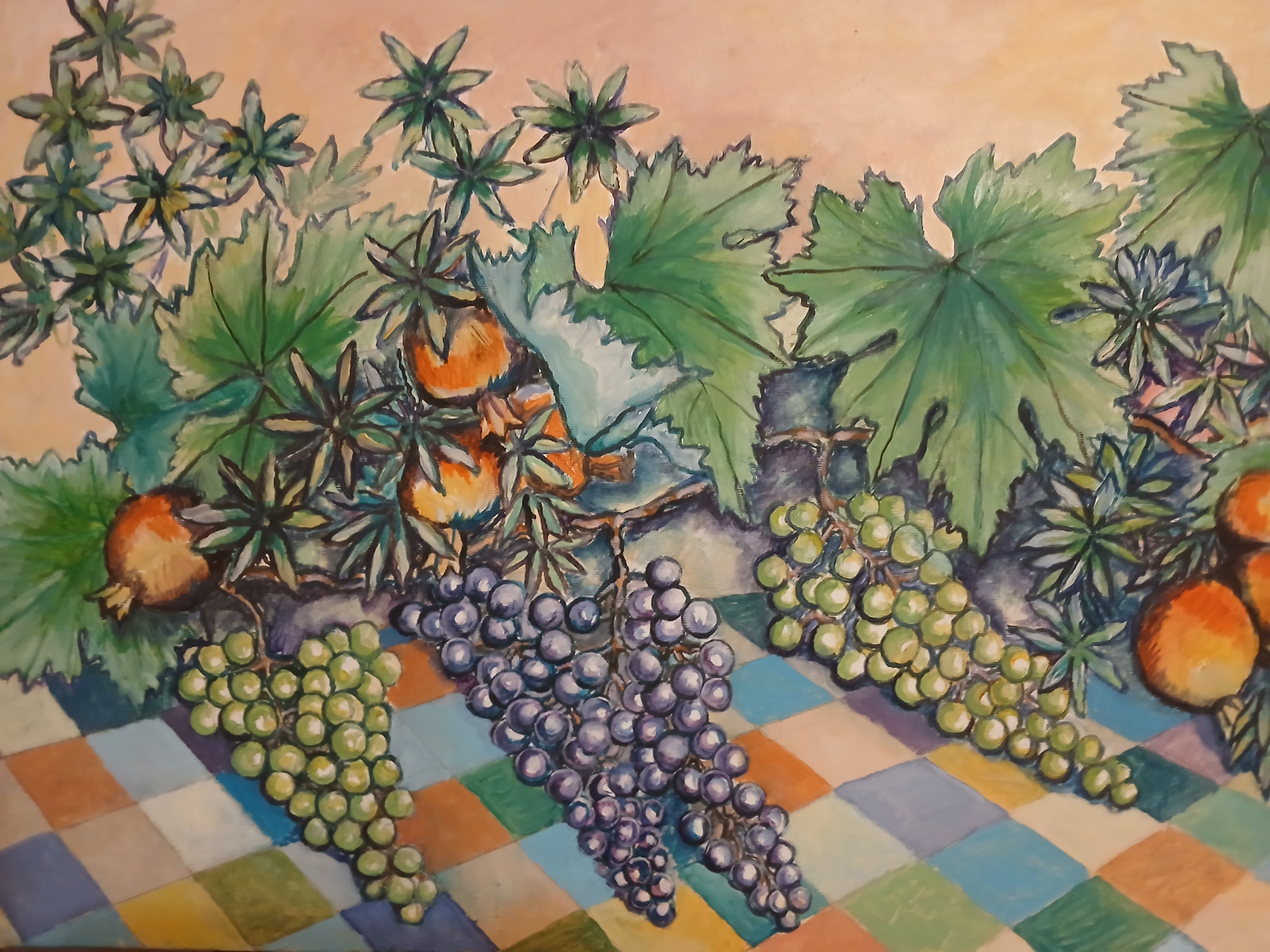 Natura morta con uva