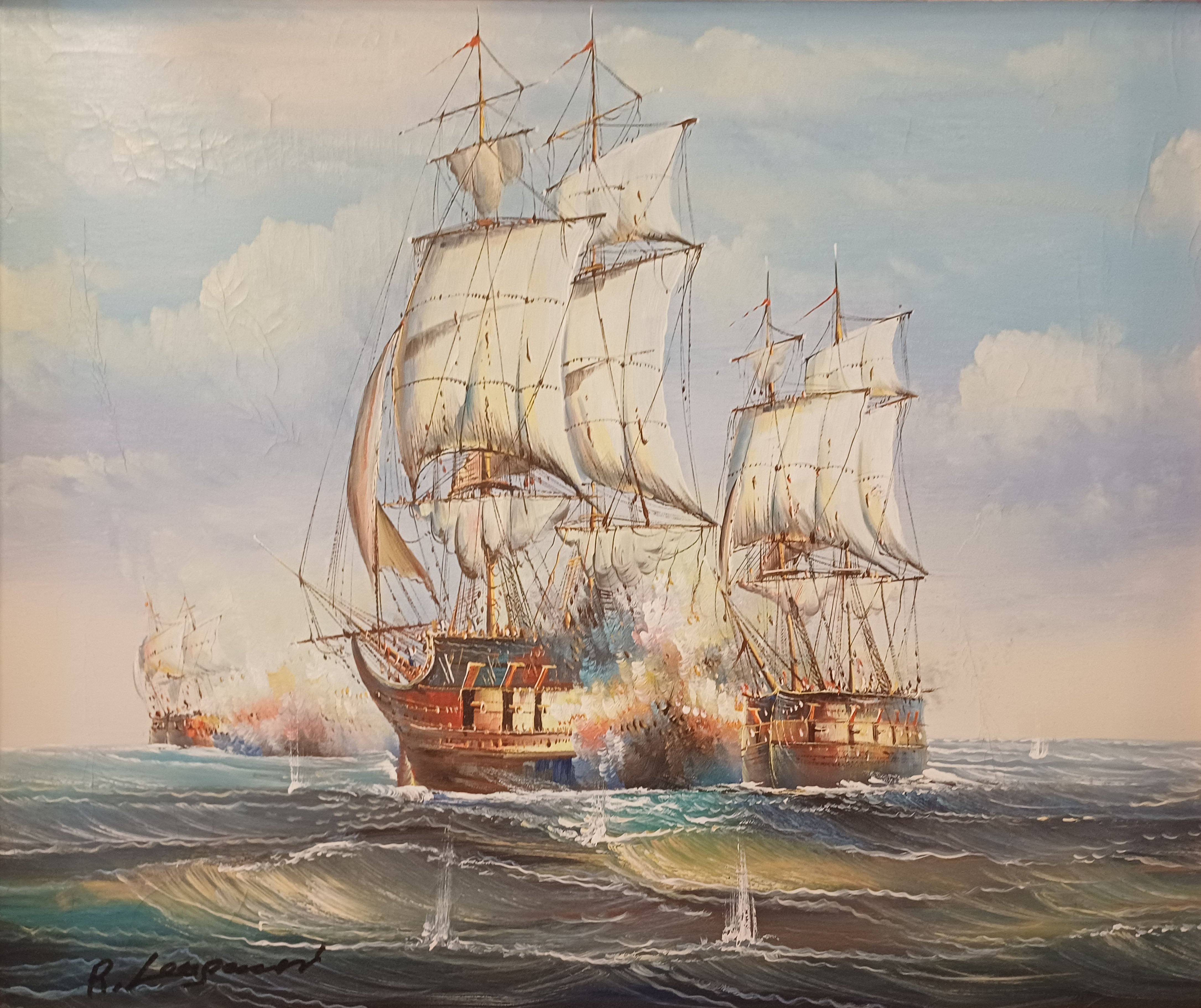 Renato Longanesi - Batalla naval