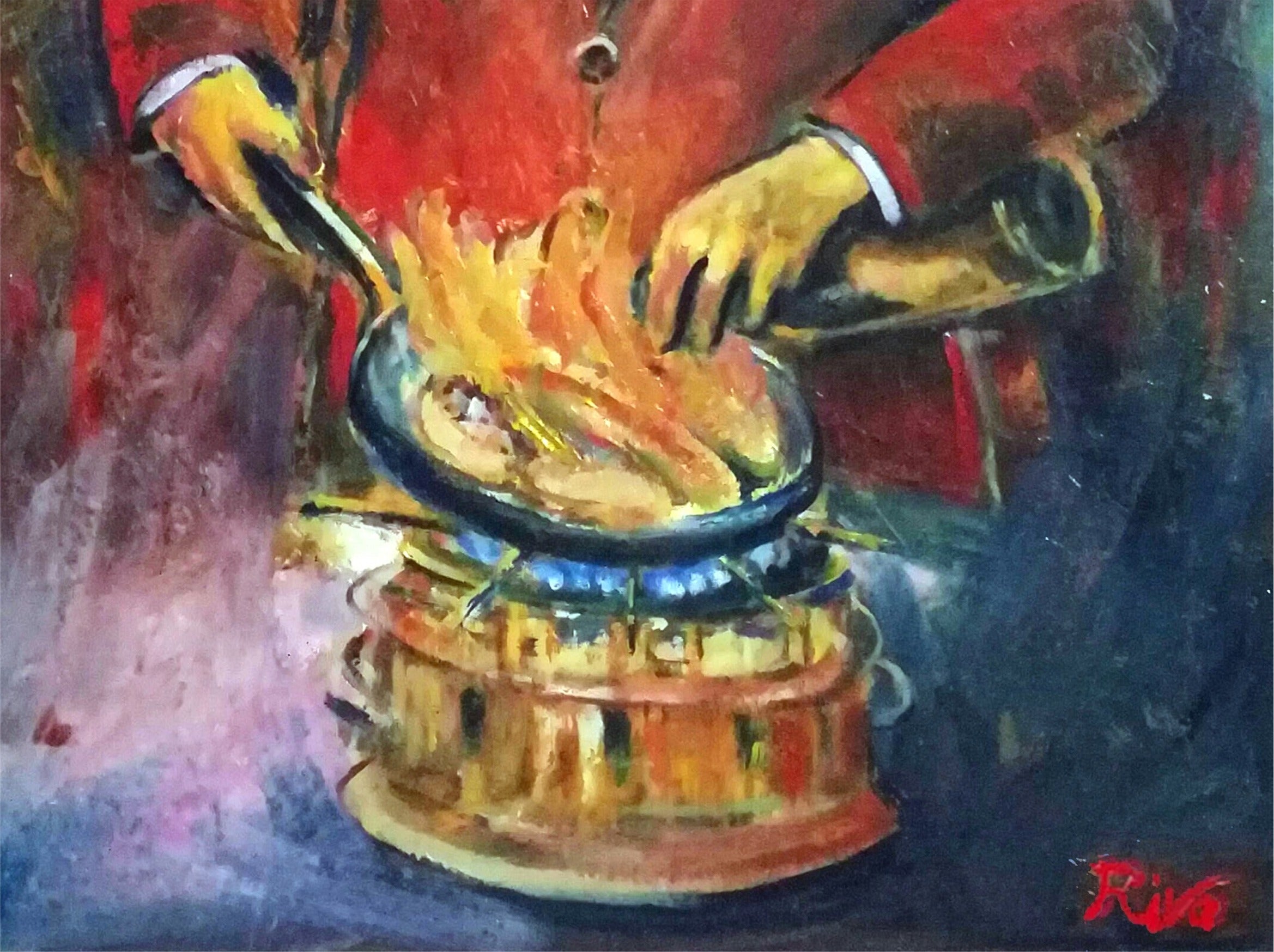 Banana flambée