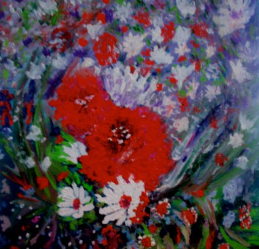 Pietro De Orlando - Amapolas y margaritas