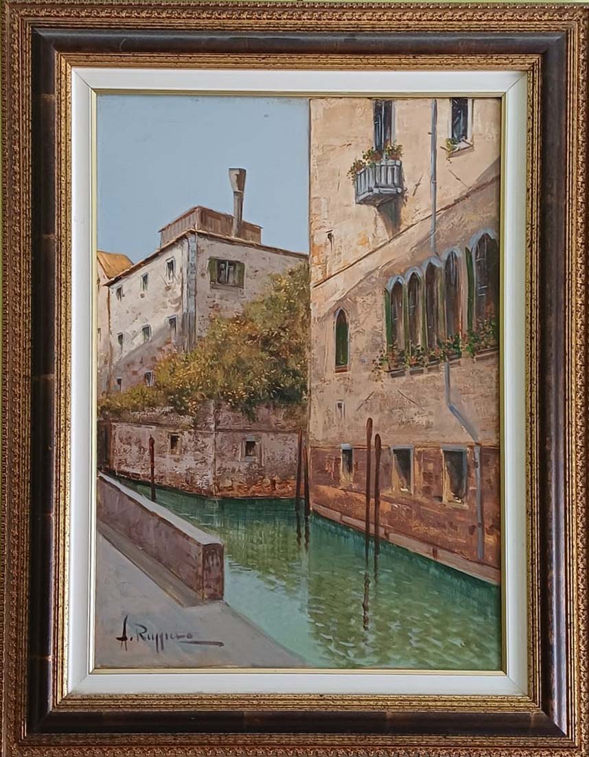 Venezia di A. Ruggiero, olio su tela – venezia