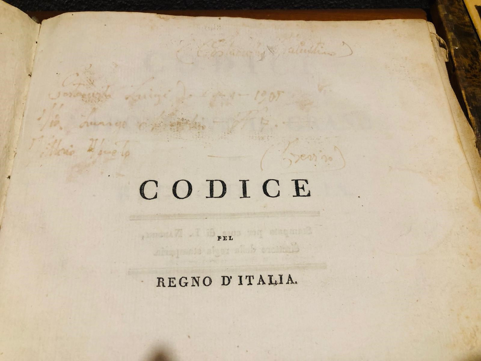 Codice del regno d'Italia