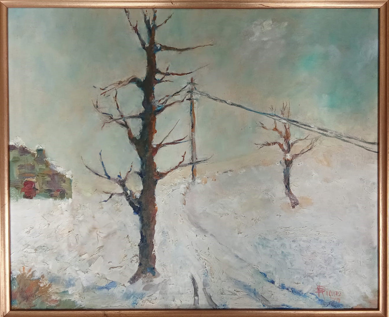 Vittorio Di Rienzo - Paesaggio innevato