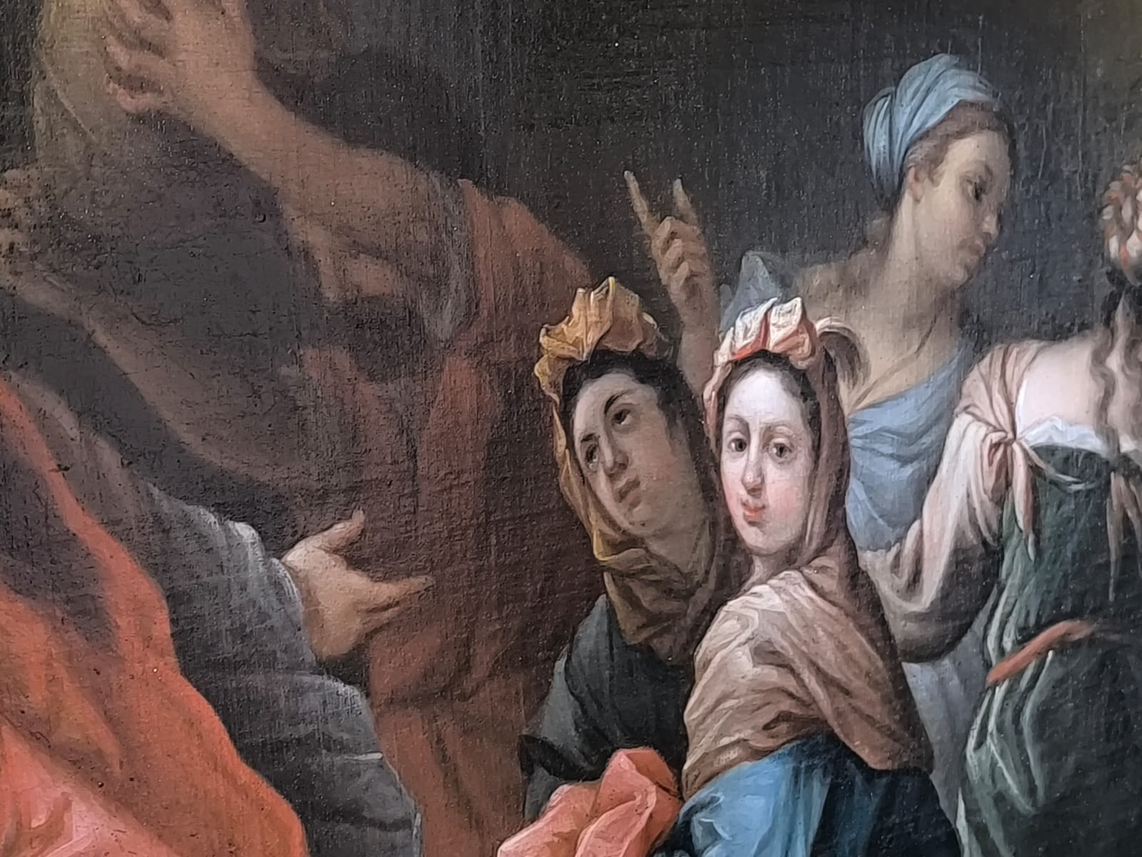Scuola Luca Giordano (attribuito a) - Salomone e la Regina di Saba