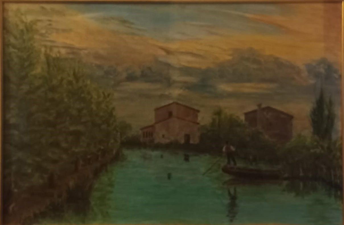 Autore Sconosciuto - Senza Titolo (Paesaggio)