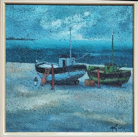 Michel Guerin - Senza titolo (Barche)