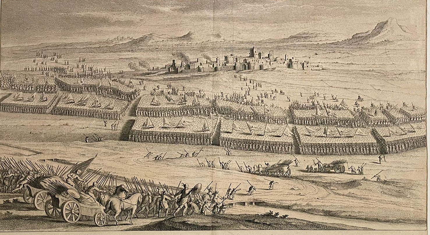 Unknown Author - "Defaite de sehon roy des amorrheens par les Israelites prés Jasa"