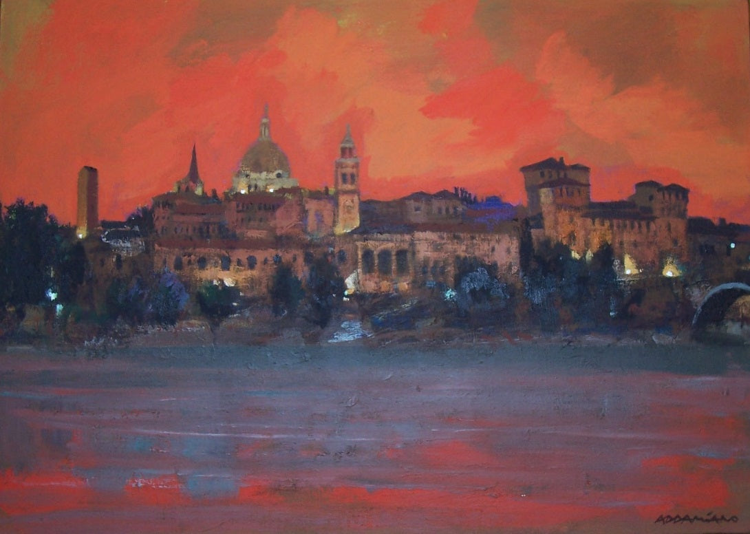 Natale Addamiano - Mantova verso sera